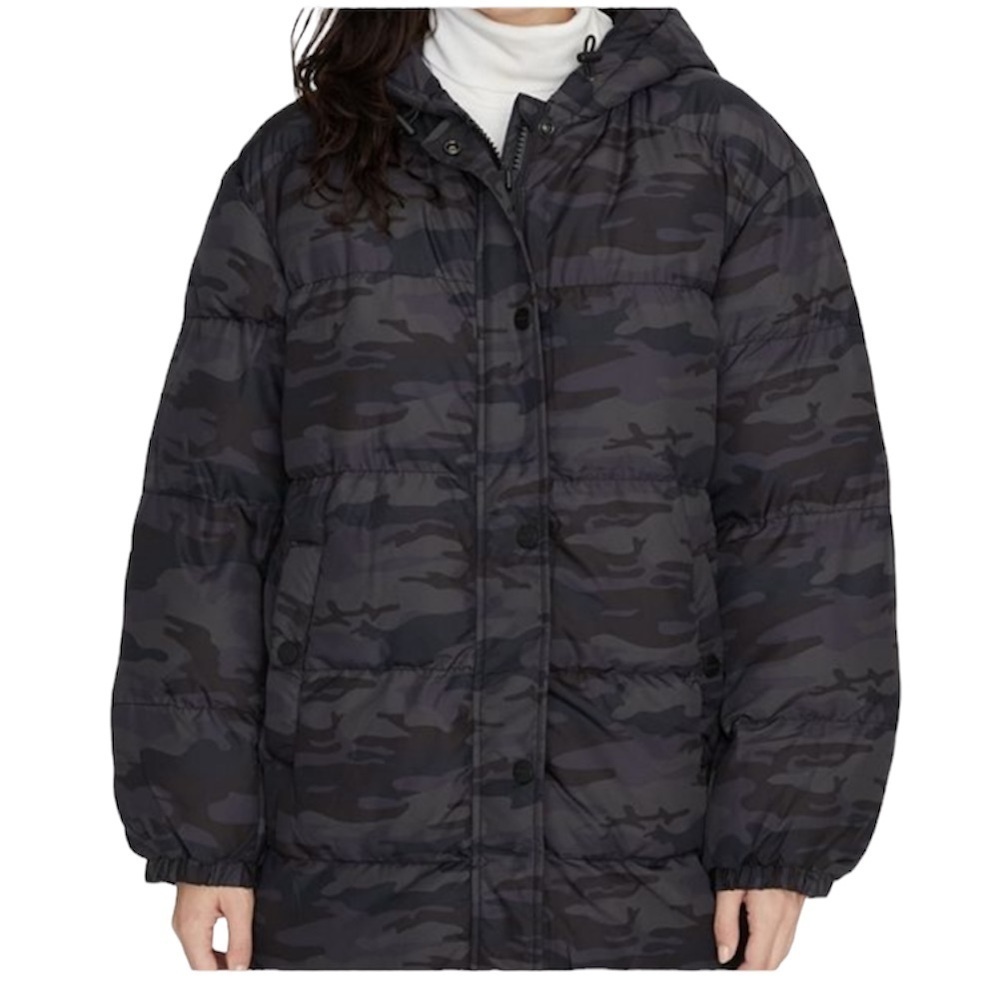Sanctuary Camo Puffer Coat
